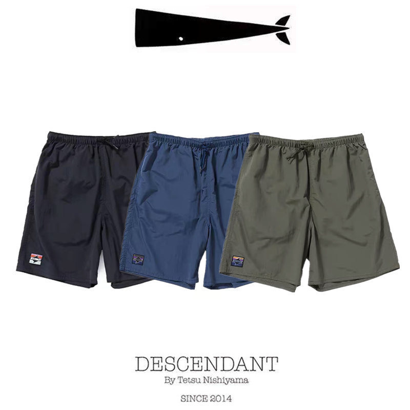 [in Stock] Descendant Dcdt 23Ss Supplex Loose Casual Beach Shorts Five-Point Shorts