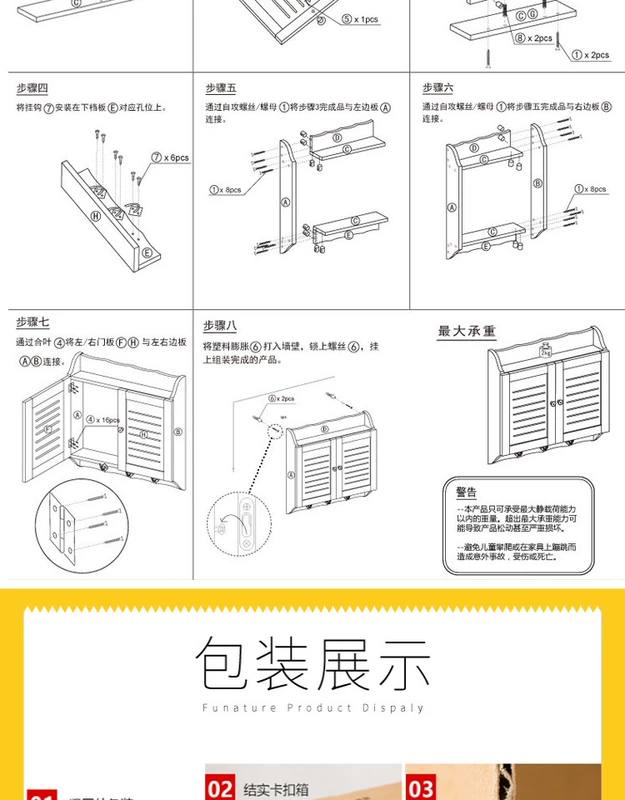 Huilejia đơn giản màu trắng hộ gia đình tổng hộp phân phối đồng hồ điện khung trang trí hộp bìa hộp che giá móc - Cái hộp