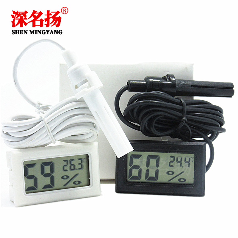 Climbing pet factory direct embedded hygrometer FY-12 electronic hygrometer digital hygrometer with monitor