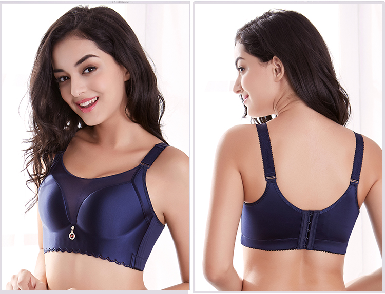 Không có dấu vết không có vòng thép cộng với phân bón XL bra béo mm200 kg thu thập phần mỏng đồ lót nữ chống nhẹ áo ngực ko dây