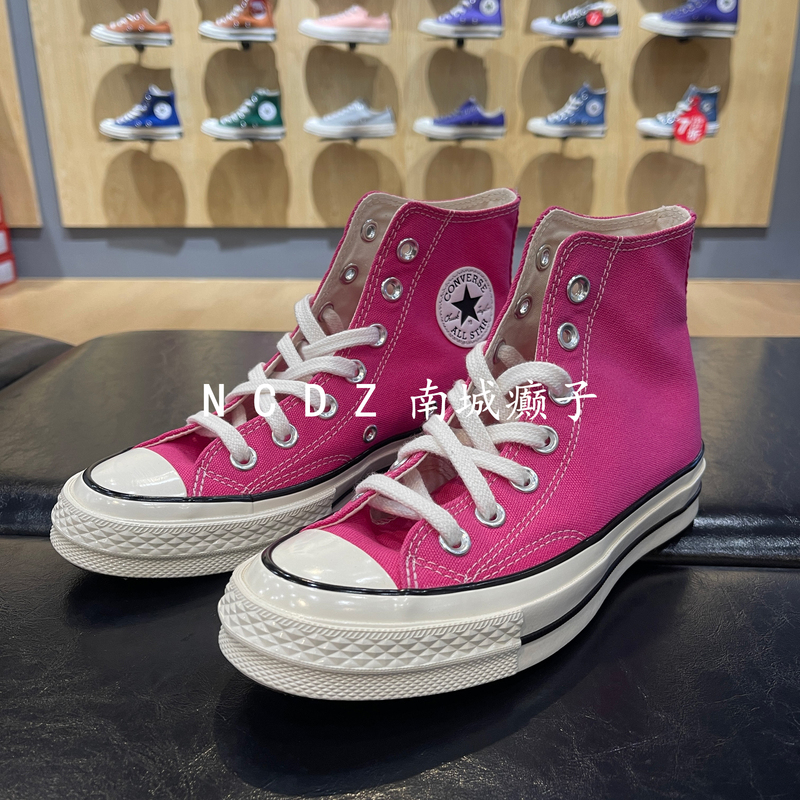 Converse 1970S Dragon Fruit Pink Rose Red High-Top Classic Canvas Shoes A04594C