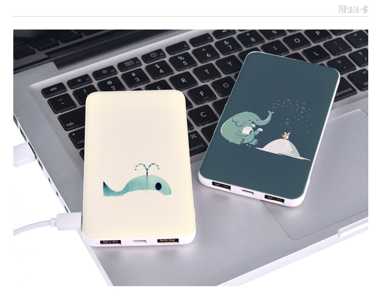Tùy chỉnh ánh sáng mỏng di động dung lượng cao sạc Po dễ thương nhỏ thẻ mang dòng điện cầm tay nhỏ gọn Nữ - Ngân hàng điện thoại di động sạc dự phòng 20000mah