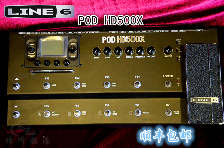 Listen to Rock Line6 POD HD500X Electric Guitar Integrated Effects SF
