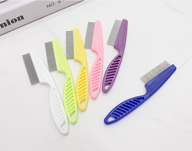 Pet Dog Cat Comb Lice Comb Small Face Comb Small and Medium Dog Teddy Bichon Frize Pet Dog Daily Necessities