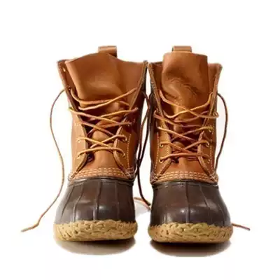 #Global best-selling # L L Bean 8 inch 6 hole high barrel duckbill boots Duck hunting boots VINTAGE century boots