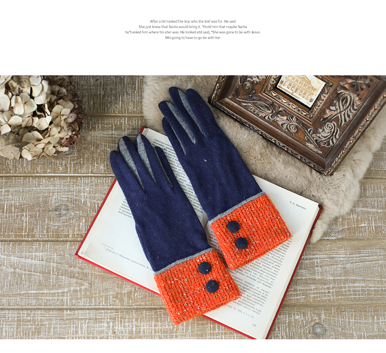 Gants pour femme MISMEMO en Laine cachemire - Ref 3153953 Image 14