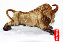 Ceramic twelve zodiac animal ornaments Zibo art ceramic ornaments ceramic crafts ceramic Jinniu