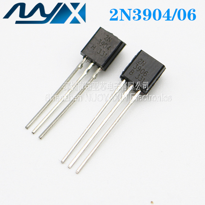 Inline audion 2N3904 2N3906 TO-92 TO-92 0 40V 40V NPN PNP 3904 3906