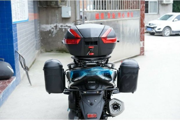 Gwangyang chèo 400 hộp bên đuôi hộp chèo 400 bên hộp GIVI bên hộp treo hộp Quảng Dương bàn đạp - Xe gắn máy phía sau hộp cốp đựng đồ xe máy