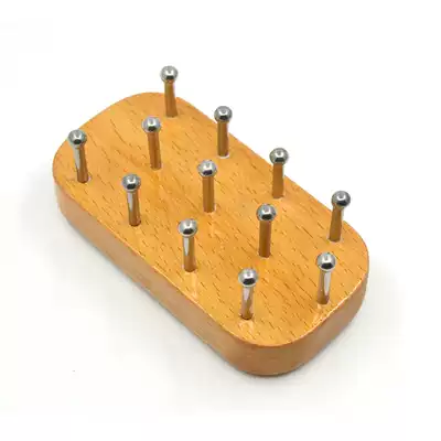 Taiwan unscented scraper solid wood 12 nails stainless steel scraping comb sour Meridian brush leg massage comb can be customized