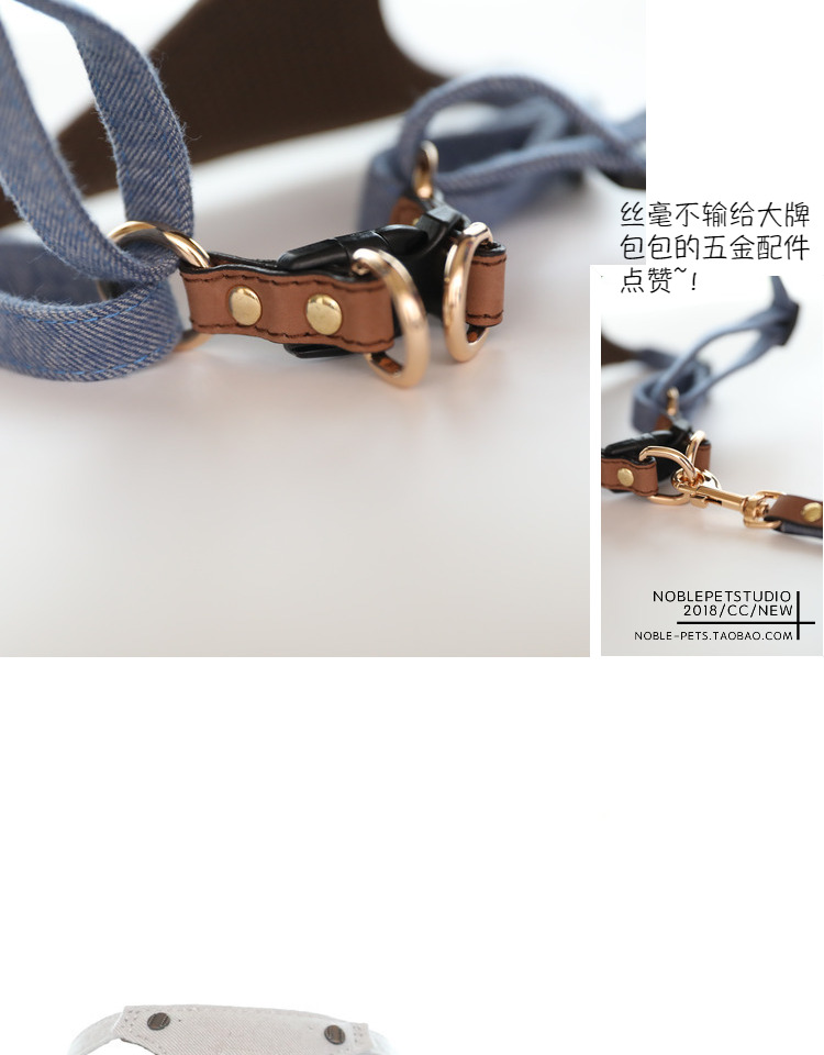 Nhật Bản PUPPYTIE kéo vật nuôi màu sắc tối giản ngực ngực trở lại kéo chó chuỗi chó chó mèo kéo chó / 5 - Cat / Dog hàng ngày Neccessities 	bát ăn chống gù cho chó	