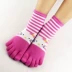 Vớ ngón tay cho trẻ em mùa thu, chất liệu cotton cao cấp thoải mái, vớ ngón chân, vớ cotton hoạt hình Zhongtong dễ thương vớ lưới thoáng khí Vớ