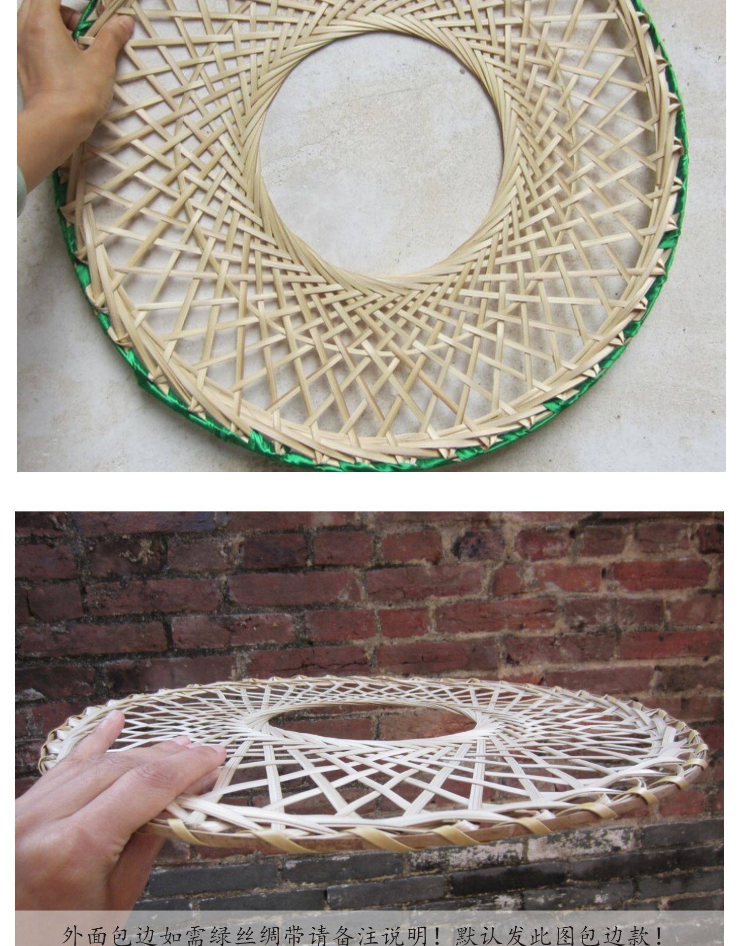 竹编帷帽 斗笠帽子 竹编镂空斗笠 演出镂空帽镂空幕篱舞台道具-阿里巴巴