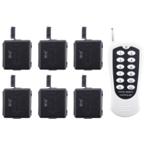 Shenghan multi-group A on B off C on D off DC 24V split 1 drag 2 road 3 road 4 road 6 road wireless remote control switch