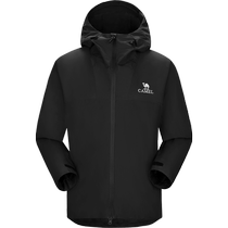 Camel Outdoor Hard Shell Single Layer Jacket Womens 2024 Spring and Autumn Windproof and Waterproof Cycling Travel Mountaineering Jacket