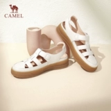 Летние туфли, сандалии, пляжная обувь для отдыха, из натуральной кожи