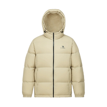 Camel Womens Down Jacket 2024 Autumn and Winter New Coldproof Couple Short Thickened Warm Hooded Jacket for Men and Women