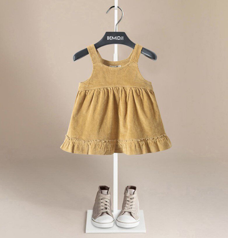 Bemiji BEMIDJI Girls Back Strap Skirt 2021 Spring and Autumn Female Internet Celebrity Fashion Princess Dress Spring and Autumn Yang