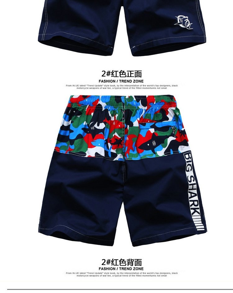Mùa hè quần lửng ống rộng quần nam quần cotton 5 điểm năm điểm quần quần cotton cotton nam mùa hè - Quần bãi biển 	quần đi biển cho nam đẹp	