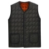 Thu đông 2017 mới bố cộng với nhung dày cỡ lớn vest cotton trung niên vest vest trung niên vest nam áo ba lỗ trắng Áo vest cotton