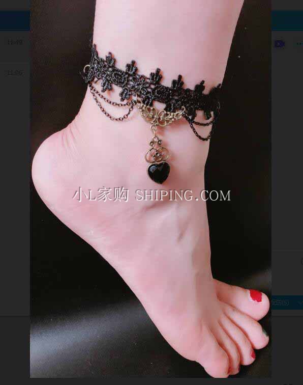 Nhật Bản và Hàn Quốc retro tòa án vòng chân gothic thời trang nữ chân phụ kiện phong cách châu Âu và Mỹ Nữ hoàng Van vòng chân lắc chân nam