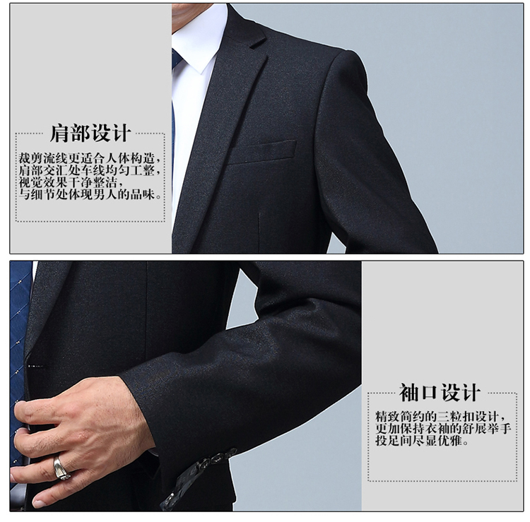 Khuyến mại mới lỏng phiên bản hai khóa phù hợp với nam giới phù hợp với trung niên cha kinh doanh chuyên nghiệp ăn mặc kinh doanh ăn mặc