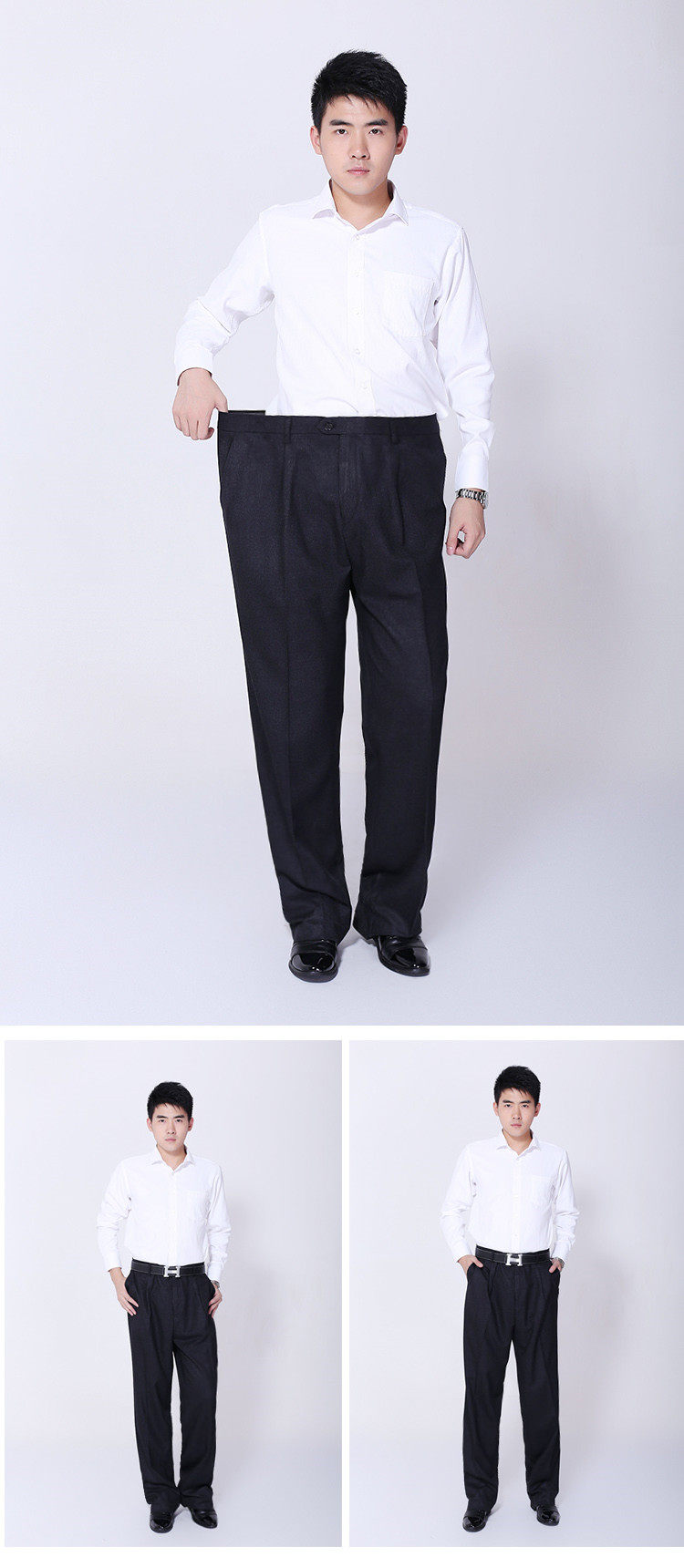 Pantalon en vrac pour grands chantiers en coton pour automne - Ref 1469399 Image 35