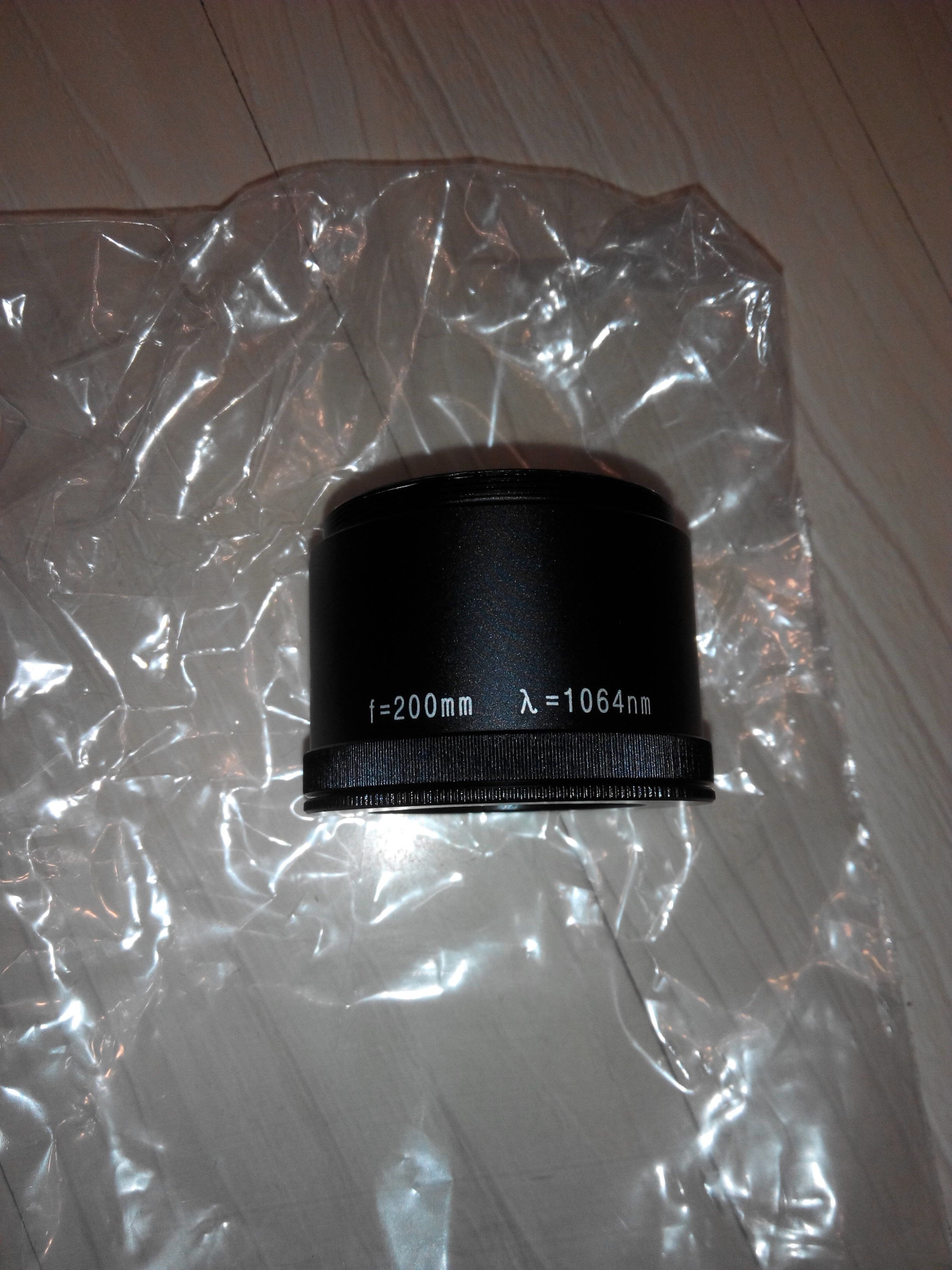 Three - piece focal lens 110 mm laser welding lens dot welder laser lens