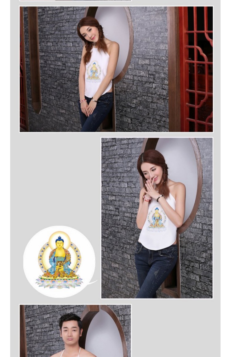 Quà tặng in bông cotton, sự ra đời của Phật, Phật, an toàn, tạp dề, nam và nữ, * Guanyin do ngu