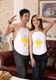 Yijia bông in ấn nam nữ mô hình tạp dề dễ thương người yêu phim hoạt hình bạn bè món quà sinh nhật nam và nữ tạp dề - Bellyband đồ ngủ nữ Bellyband