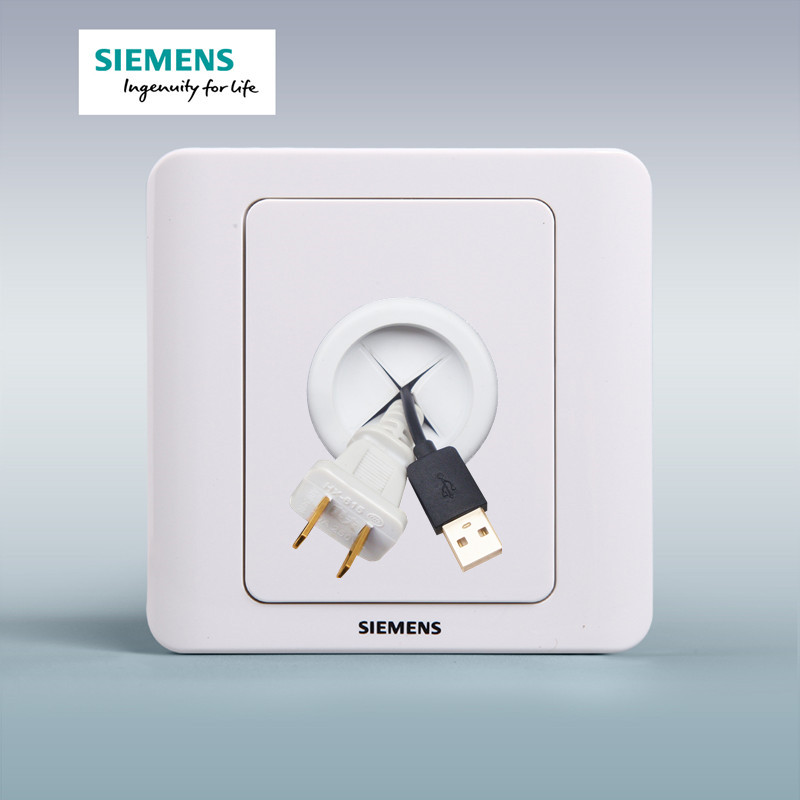 Siemens type 86 blank threading hole panel TV wall hole outlet adhesive cover cover ugly decorative lead whiteboard