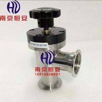 GD type stainless steel vacuum flapper valve ultra-high vacuum manual flapper valve KF16 pneumatic vacuum angle valve