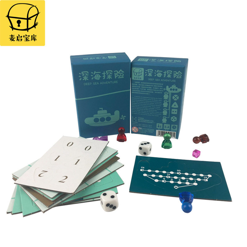 Deep Sea Expeditions Table Tours Card Cards Parenting Puzzle Toys Strategies Treasure Hunt Game Logic Thinking Middle English