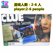 Luxury detective REASONING MULTIPLAYER English VERSION of CLUE GAME Classic BOARD GAME CHESS CARD CARD