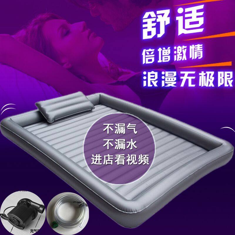 Bubble water mattress Hotel sauna bath waterbed Adult massage spa bed Single double sex bed Constant temperature