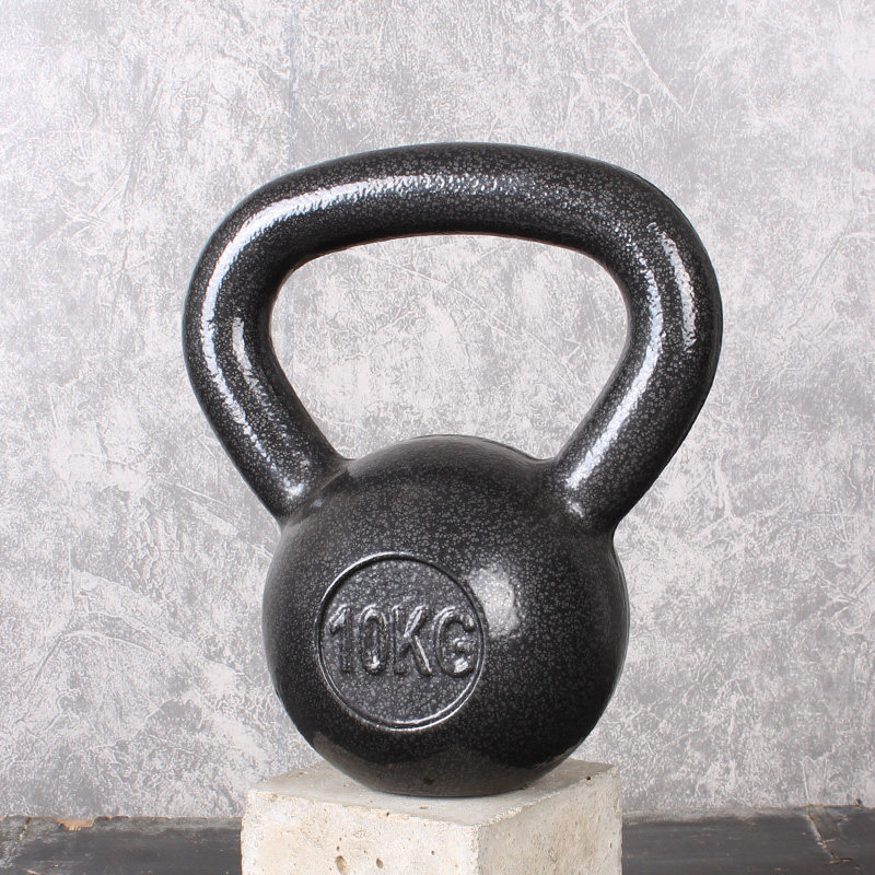 Pure Iron Baking Lacquer Fitness Pot Bell Home Sports Practice Arm Muscle Fitness Room Commercial Rowing Deep Squatting hard to get rid of Huling