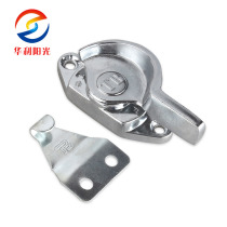 Aluminum Alloy Door and Window Moon Teeth Lock Plastic Window Lock Moving Window Lock Plastic Window Flat Open Window Safety Window Lock Accessories