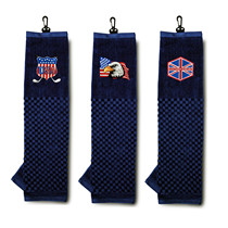 Golf towel cleaning cloth cleaning cloth cotton embroidery