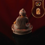 Шафрановая тибетская Будда Шакьямуни Будда Мини Бронзовая Статуя