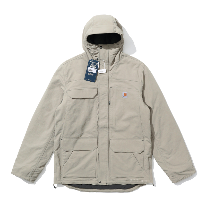 Carhartt 105002 Carhartt Super Dux Loose-Fitting Warm Waterproof Jacket, Level 4 Thermal Winter Cotton Jacket