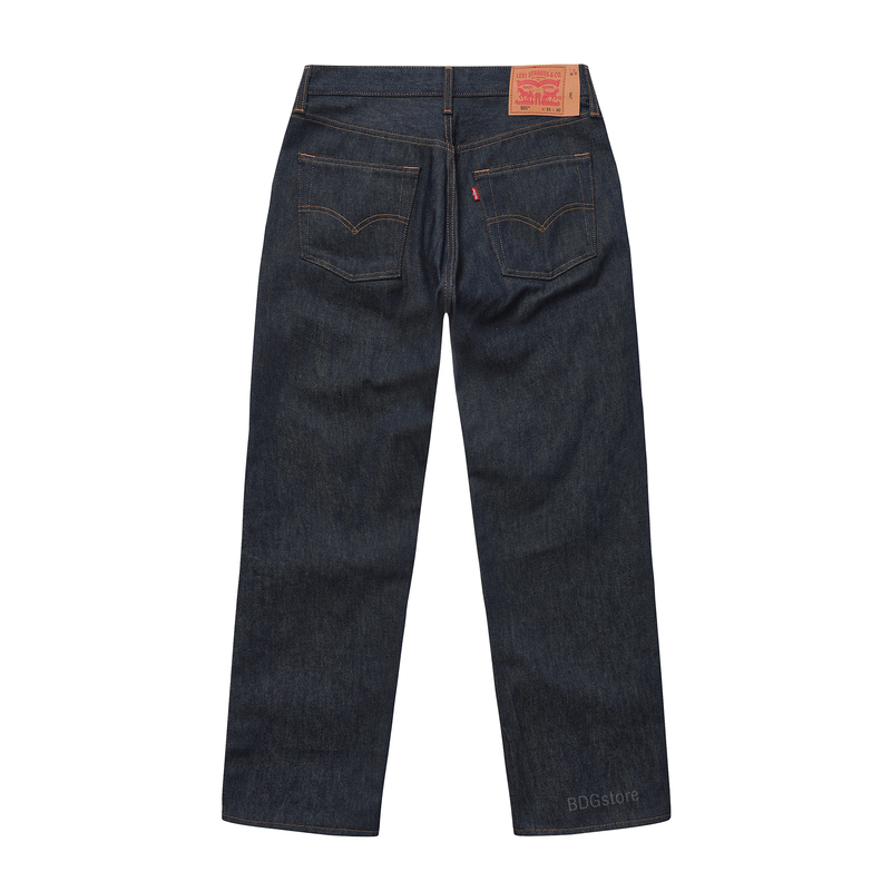 Levis 501Stf Mid-Rise Jeans, Original Color, Unbleached Straight-Leg Denim Jeans