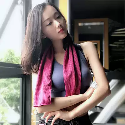Cold sports towel sweat-absorbing cooling cold towel Men's and women's fitness wrist sweat towel Adult quick-drying sweat ice towel