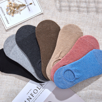 Socks Children Short Sox Shallow Mouth Ship Socks Pure Cotton Invisible Cute Silicone Anti Slip ins Chauchsia Sweat Han College Wind