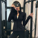 Fitness girl 2024 new slim sports coat long-sleeved training clothes tight thin yoga clothes spring and autumn tops