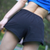 Cô gái thể hình mùa hè quần short thể thao chống nhẹ giảm béo chạy ra ngoài mặc quần nóng yoga ba quần thoáng khí - Quần thể thao quần gió thể thao Quần thể thao
