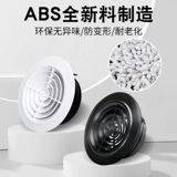 ABS новый воздуховыпускной круглый вытяжной колпак система внутренней вентиляции центральный кондиционер регулируемая выхлопная маска с жалюзи