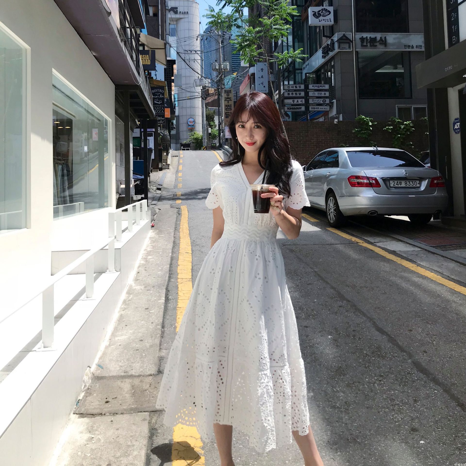 2022 New Summer Virtual Design Superior Ocean with gentle and windy first love chic little fairy dress