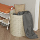 Dirty laundry basket Household dirty laundry basket Bedroom clothes storage basket Plush toys doll storage bucket Bathroom laundry basket