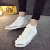 Giày cao gót Gaobang giày nam cao giúp giày vải Bắc Kinh nam toàn màu đen thanh niên xã hội giày thể thao nam hà nội Plimsolls
