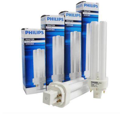 Philips PHILIPS 13W white light needle energy saving lamp color temperature 2700K PL-C13W 827 2P 4p